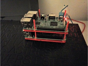 raspberry pi apilable la electrónica freecad caso rpi3 3d print model - Mito3D