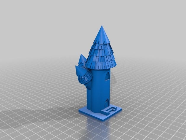 kingdomino wizard tower Spielzeug & game Zubehör Brettspiel acc Burg Spiel und Stück Turm Assistent wizards 3D print model - Mito3D