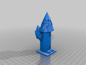 kingdomino wizard tower toy & game accessories boardgame acc castle piece wizards 3d print model - Mito3D