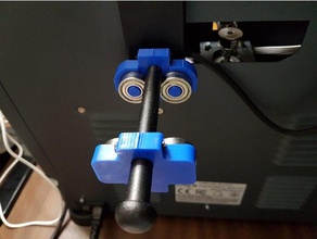 craftbot spool titular Impressora 3d acessórios criado freecad filamento de v017 feito 3d print model - Mito3D