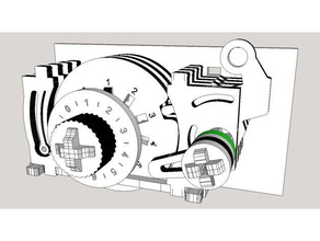 Zahlenschloss - arbeiten Fortschritte Ersatz-Teile Kombination lock safe mit Tür mdf Sperrholz sicher Geheimnis ugears Holz 3d print model - Mito3D