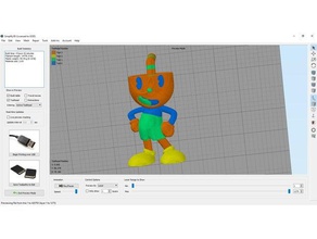 cuphead 4 cores multi-cor de impressão brinquedos & games multicolor 3d print model - Mito3D