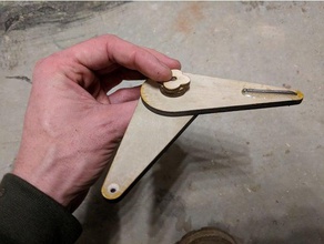 quick compass - laser cut hand tools compact john heisz measure tool woodworking 3d print model - Mito3D