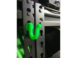 pallet racking cable hook hanger diy 3d print model - Mito3D