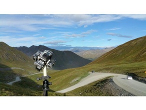 simplifyvr ultra360 6-câmara de 360 panorâmica vídeo do equipamento gopro hero4 panorama montagem câmera 3d print model - Mito3D