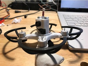 mL'lik babyhawk 0 derece kamera monte edin r c araçlar drone gerçek quadcopter 3d print model - Mito3D