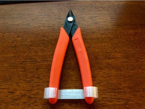 flush cutter clip Teile clips 3d print model - Mito3D