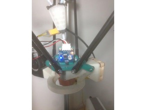 kossel mini effector probing nozzle hall sensor 3d printer parts 3d print model - Mito3D