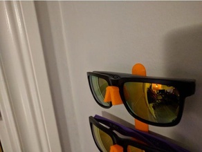 snap óculos de sol juntos titular organização bloco cabide ken modular o organizador 3d print model - Mito3D