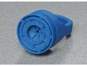 sembol ıris yüzük gizli mekanik oyuncaklar yüzüğü saklamış star wars asi 3d print model - Mito3D