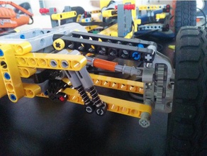 lego sliding axle 3d printing 3d print model - Mito3D