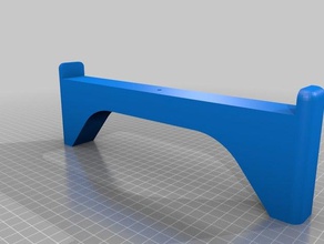 monitor stand ends organization freecad v017 shelf support 3d print model - Mito3D