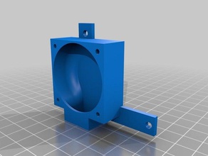 adaptador de ventilador 4010 5015 Impresora 3d las piezas 3d print model - Mito3D