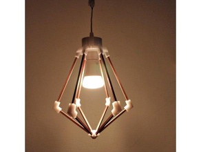 gioja 2 pendant lamp household lampshade light lighting 3d print model - Mito3D