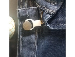 Reißverschluss bleiben - Zubehör Kleidung jeans Hose 3d print model - Mito3D