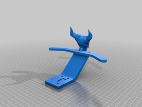 skull bumper arrma kraton automotive 3d print model - Mito3D
