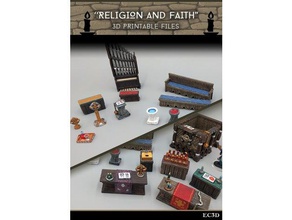 religion und glauben - 28mm-gaming sample-Elemente Spiele 3d print model - Mito3D