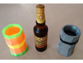 long neck bottle insulator kitchen & dining beer cooler thermal 3d print model - Mito3D