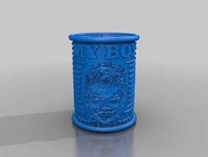 my boy condensed milk can containers 3d print model - Mito3D