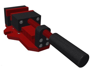 Maschinen-Schraubstock maschinenschraubstock tools schraubstock vise 3d print model - Mito3D