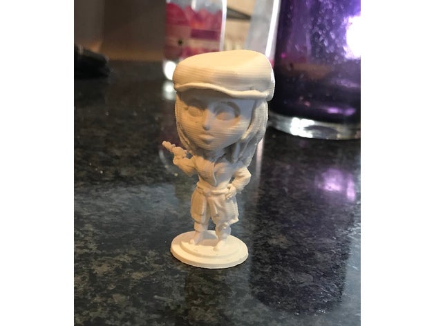 piper mini-Figur Kunst fallout 4 3D print model - Mito3D