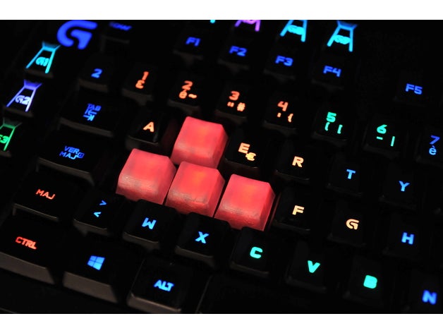 key cap romer-g computer cherry mx keybord logitech g910 switch 3D print model - Mito3D