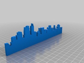 minneapolis skyline buildings & structures 3d print model - Mito3D