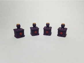 minuscule potions jeux des de société onedeckdungeon 3d print model - Mito3D