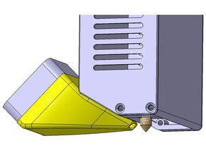 snapmaker part cooling fan shroud 3d printer accessories 3d print model - Mito3D