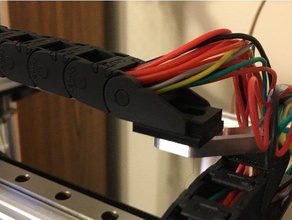 folgertech ilk versiyonu ft-5 adaptör kablo zinciri açmak 3d yazıcı parçaları 3d print model - Mito3D