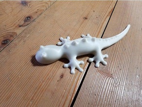 petit gecko animaux 3d print model - Mito3D