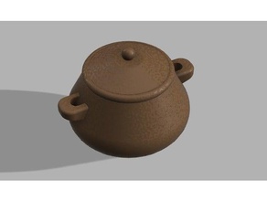 sugar pot containers container jar lidded 3d print model - Mito3D