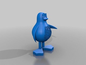 pinguin stehend Modelle 3d print model - Mito3D