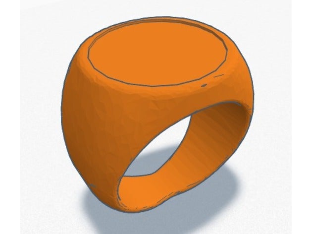 customizable ring rings 3D print model - Mito3D