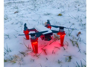 dji In genişletilmiş iniş takımları kıvılcım r c araçlar hava fotoğrafçılığı havadan video drone drones gerçek kamera monte edin quadcopter uav insansız aracı 3d print model - Mito3D