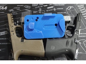 glock bloque deporte y al aire libre 17 19 perfección las armas de fuego armero polymer80 3d print model - Mito3D