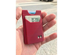 slim einfache wallet card Inhaber - Zubehör Karte card-Inhaber Mode Herren 3d print model - Mito3D