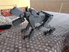 panzerhund robot chien d'attaque modèle de robots panzer le chiot wolfenstein 3d print model - Mito3D