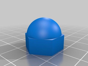 anet a8 domed 8mm nut cap 3d printer accessories 3d print model - Mito3D