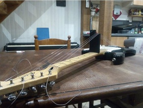 zeppa corda di chitarra modifiche cale versare changement cordes guitare musica 3d print model - Mito3D