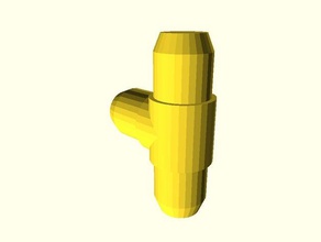 pvc pipe elbows customizable id od outdoor & garden blockscad customizer greenhouse 3d print model - Mito3D