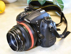 bronica-etr lens nikon-f mount adapter camera 3d print model - Mito3D