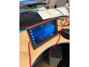 lattepanda durumunda designspark durum görüntüleme bilgisayar 7 dokunmatik ekran arduino durumda stand göstermek pi inç 10 windows 3d print model - Mito3D