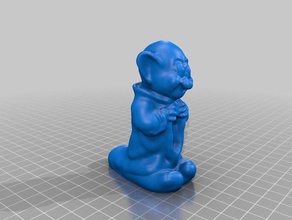 Zwerge - dopey Skulpturen Spielzeug 3d print model - Mito3D