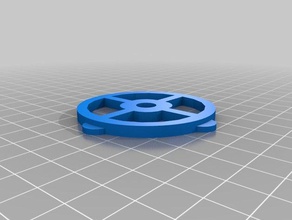 spoolholder 53mm 3d printing filament spool holder mount 3d print model - Mito3D