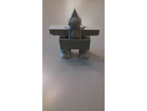 robatron sculptures creation creature fun robot sculpture silly 3d print model - Mito3D