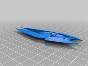 nave espacial 1 La impresión en 3d fresco fácil la 3d print model - Mito3D