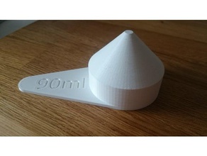 detergent spoon 90ml household measuring 3d print model - Mito3D