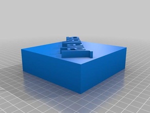 name square 3d-drucken 3d print model - Mito3D