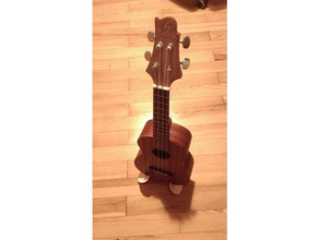 ukulele dur müzik 3d print model - Mito3D